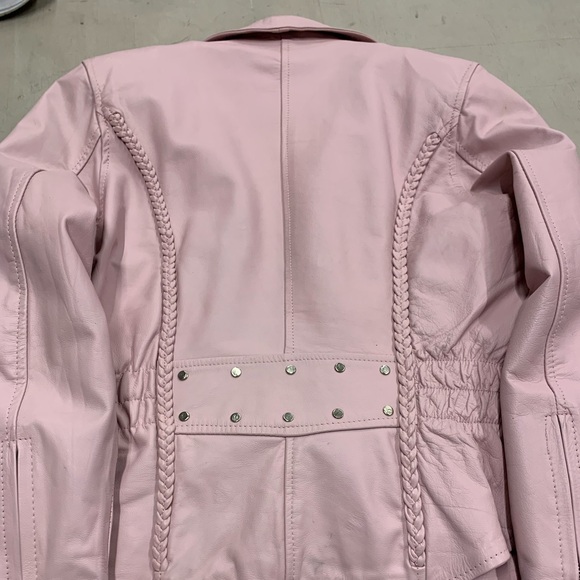 XELEMENT PINK LADIES MOTORCYCLE COAT